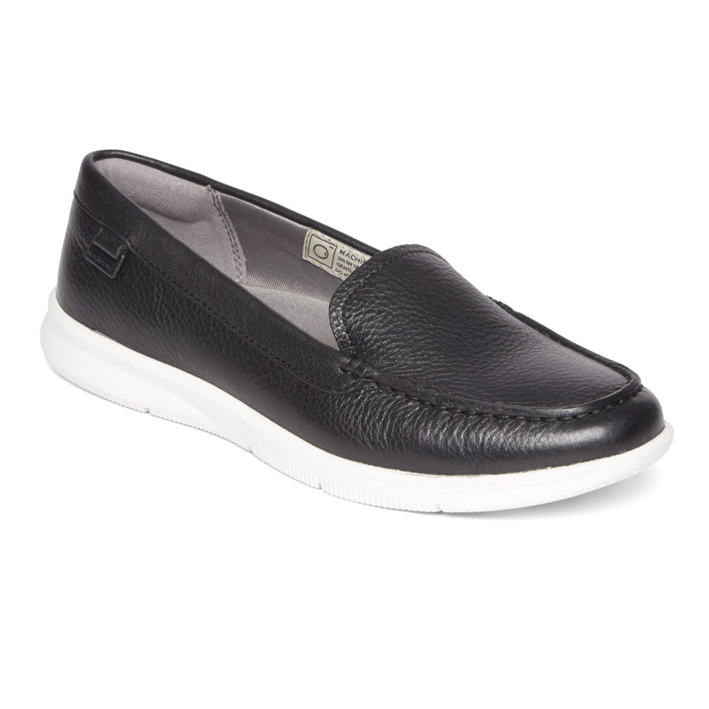 Rockport Womens Ayva Washable - Loafers Black - RKZ538401